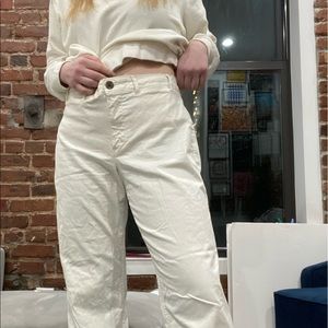 Cream Old Navy Trousers